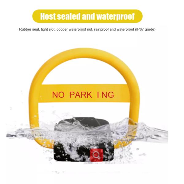 DC6V Parking Space Lock Remote Control Parking Barrier 12Kg