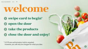 Quality Weight Sense Vegetables Vending Machine Double Door Creadit Card Payment, smart fridge, smart cooler, Micron for sale