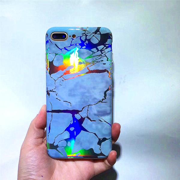 Iphone 8(plus)/7(plus) TPU laser marble case, Iphone 8(plus)/7(plus) protective TPU case, Iphone 8(plus) accessories