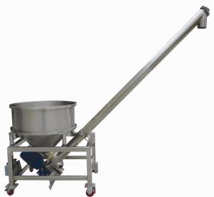 China Stainless Steel Flexible Inclined Screw Conveyor/ Auger Feeding Machine/ Automatic Screw Feeder on sale