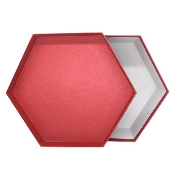 Custom Logo Colorful Cardboard Packaging Hexagon Gift Boxes Rigid Boxes
