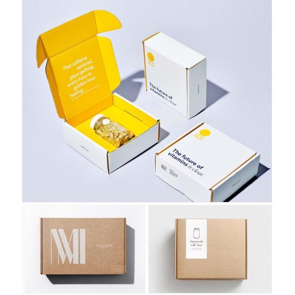 Rigid Cardboard Retail Packaging Box Corrugated Paper Mailer Box Empty Folding Boxes