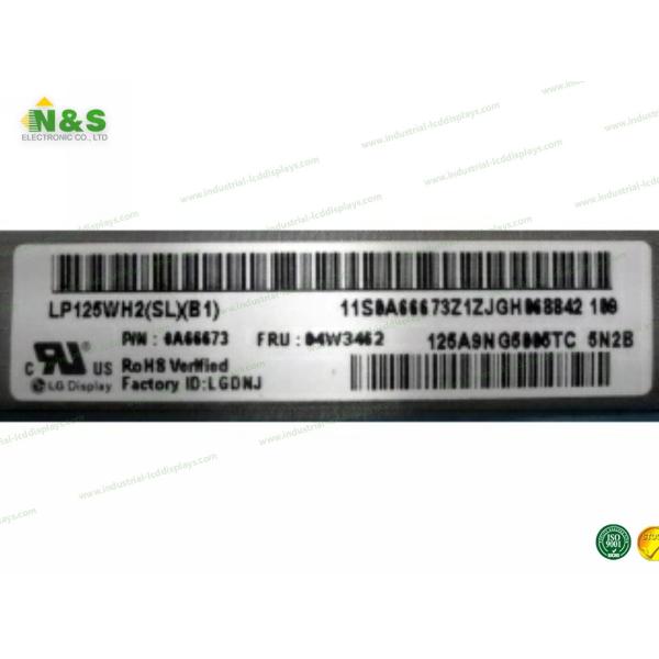 LP133WD2- SPB1 13.3 inch flat lcd panel module small size ISO 9001 certificate