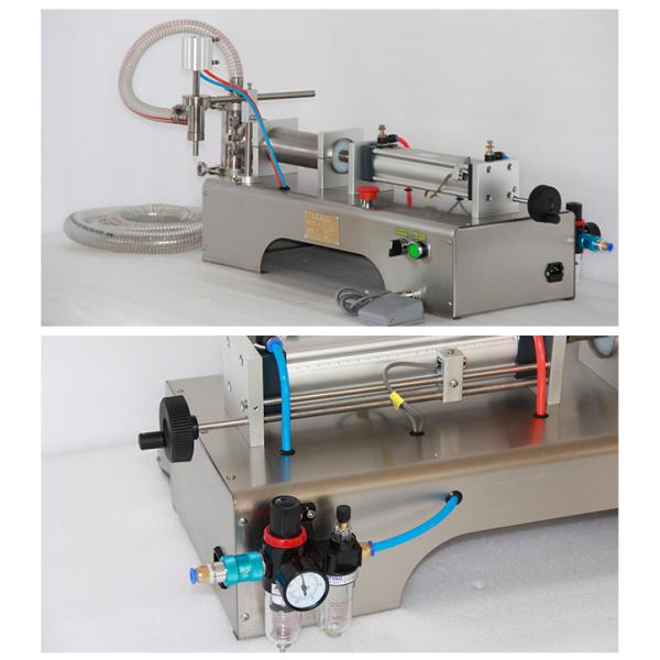 Liquid Vial Beverage Can Tin Semi Automatic Filling Machine 500W Power