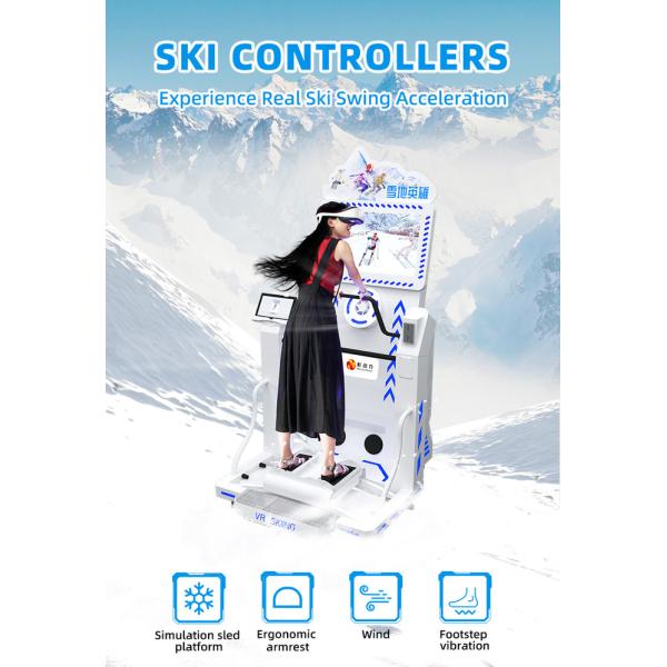 Dynamic Indoor Ski Simulator 9d Virtual Reality Snowboard Simulator Machines
