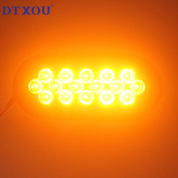 DC12V 24V 6 inch oval led stop turn tail light
