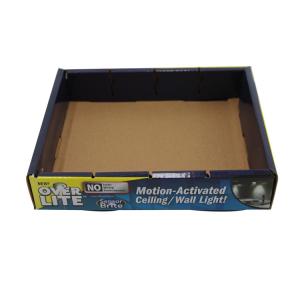 China Corrugated Cardboard Box Trays Colorful Printed For LED Light Retail on sale