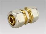 compression brass fitting equal straight for PEX-AL-PEX