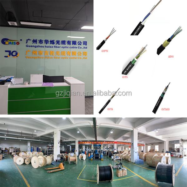 GYFTY53 Direct Buried Single Armor Double Jacket Fiber Optic Cable 48 96 Core