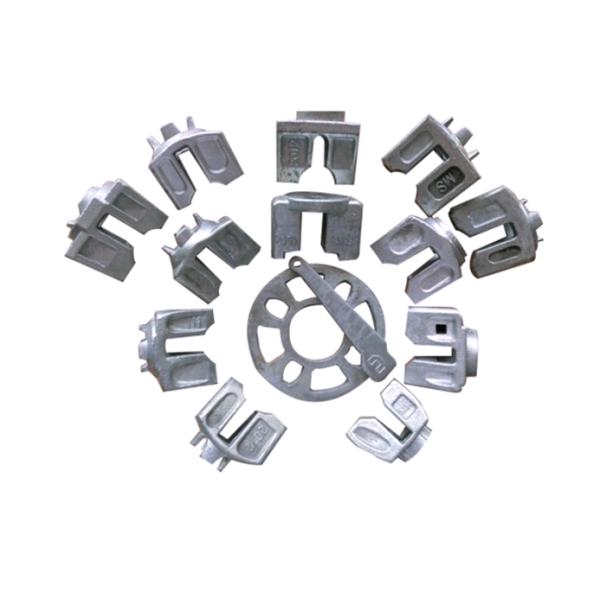 Corrosion Resistant Scaffolding Parts Casting Ringlock Ledger Head For Building