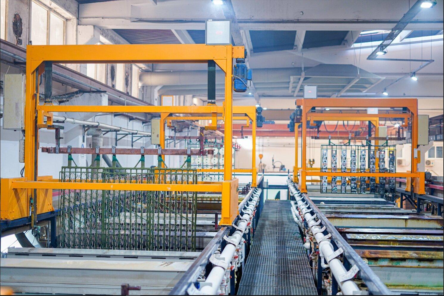 Automatic Gantry Type ABS Plating Line Anto ABS Plating Equipment For Plastic Parts