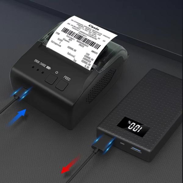 YJFIRST 5810 Thermal Portable Mobile Receipt POS Printer for Small Business Compatible with Android &Window&IOS&MAC