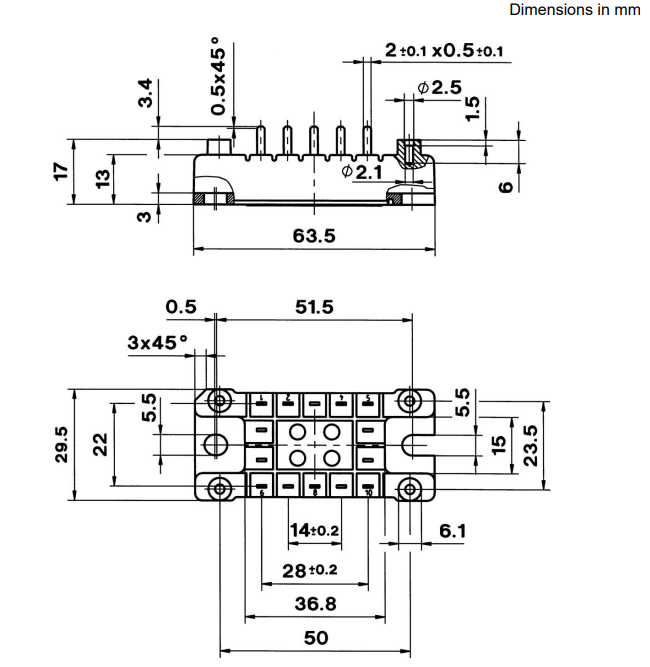 SKD33 16 1600V 33A Dual Diode Module Soft Recovery Low Forward Voltage High Surge Current High Isolation Compact EconoDUAL Package For Industrial