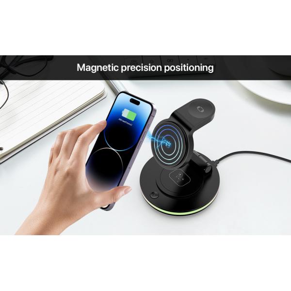 ABS PC Material Magnetic Wireless Charger for Fast Charging with Wireless Charging Method