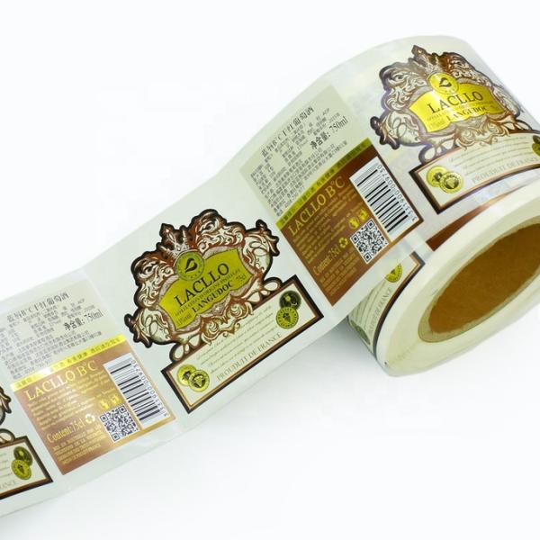 SGS Printing Self Adhesive Packaging Labels Size Customized