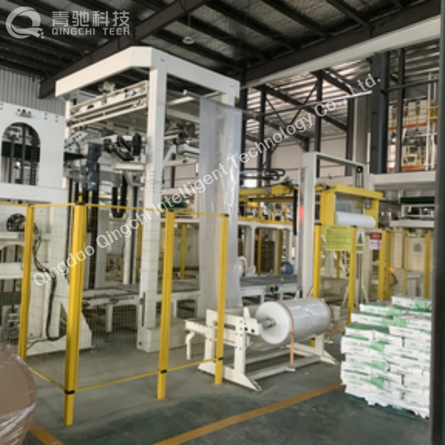 stretch hood wrapping machine
