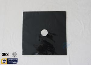 Quality Black PTFE Fiberglass Fabric 260℃ Non Stick Stovetop Burner Protector for sale
