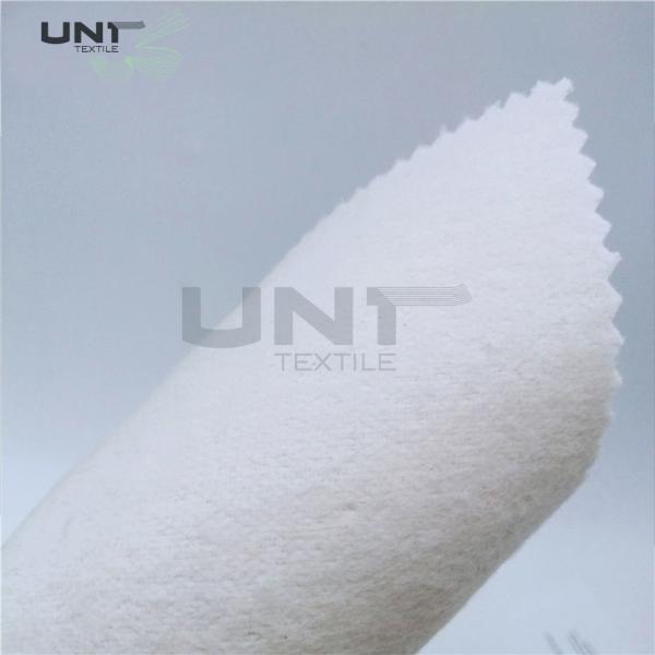 Necktie Anti Shrink Polyester Wool Woven Interlining For Men