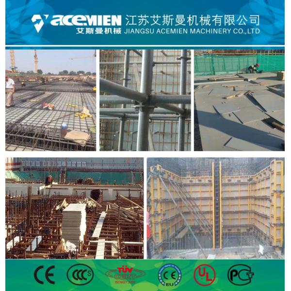 Plastic Recycle Applicable 17mm thickness PP Hollow Construction Formwork Sheet Machine