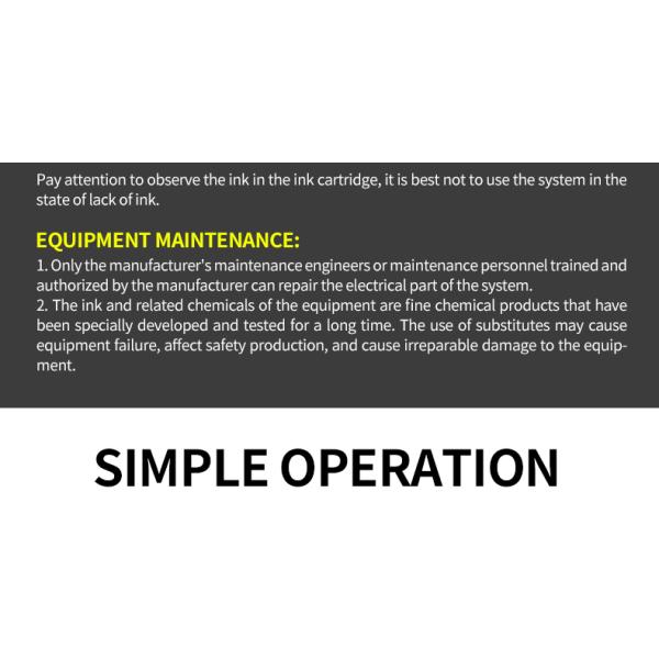 60MM Cij Large Character Ink-jet Printer And Quick Dry Ink Handheld Inkjet Printing Machine