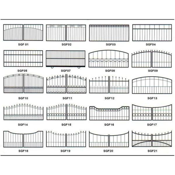 2.1mx2.4m Rails 40mm Garrison Security Fencing
