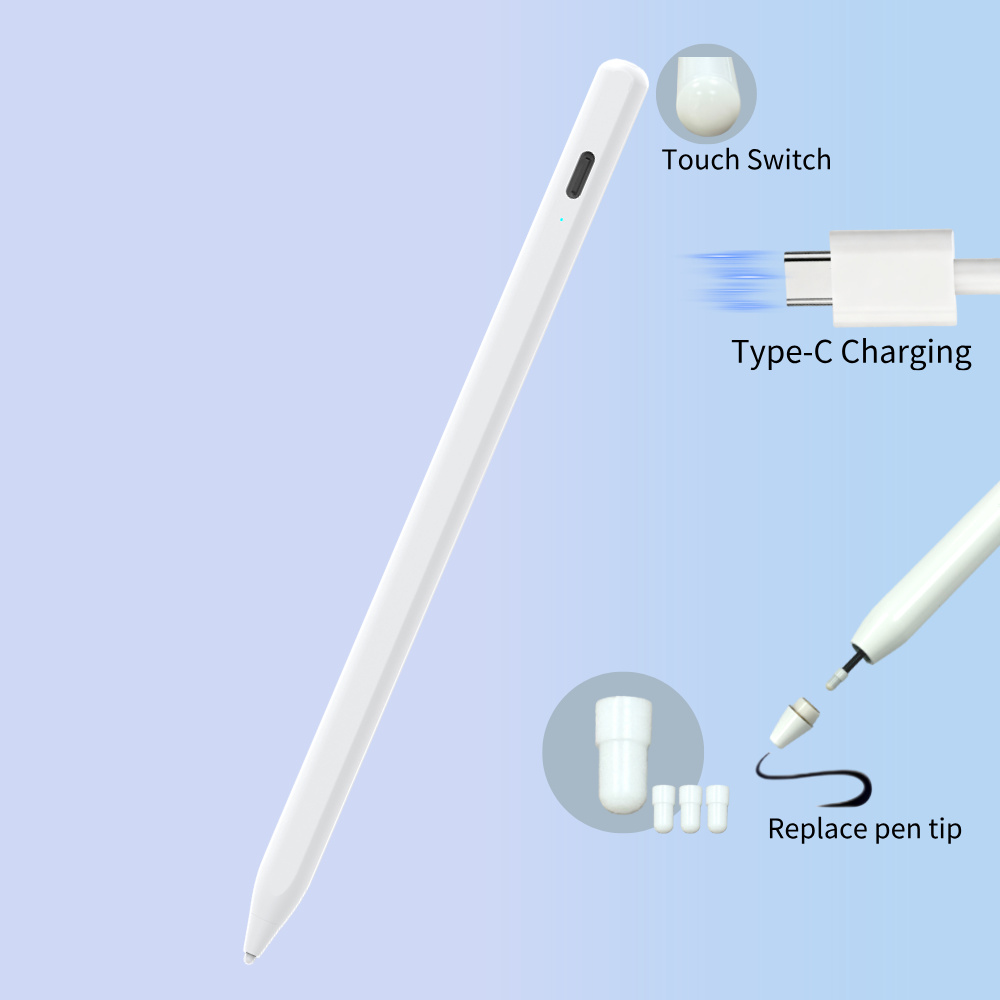 Touch Switch Universal Stylus Pencil Touch Pen Suitable for Ipad Android Window with Plam Rejection Smartphone with Stylus