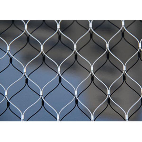 8m Width Stainless Steel Wire Rope Netting Mesh Screen