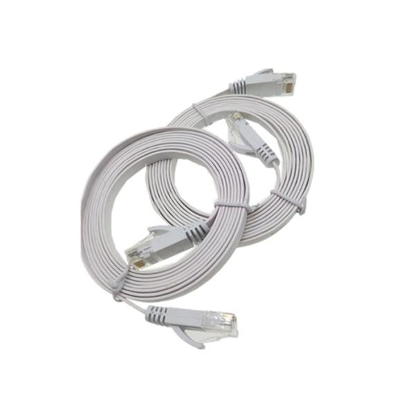 Cat6 Molded Rj45 Ultra Slim Flat Ethernet Patch Network Lan 1m Cable