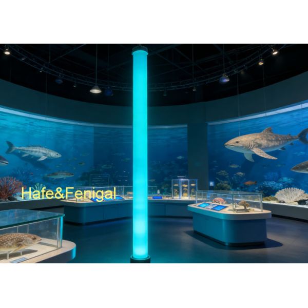 2.5m Pixel LED for Interactive Installations – Iris-tube Decorative Inflatable Thin Column Lamp