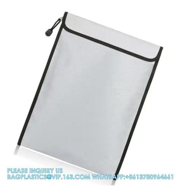 Fireproof Bag Document Waterproof File Bag Storage Bag 2100 Fahrenheit Fire Resistant Envelope Pouch For Money