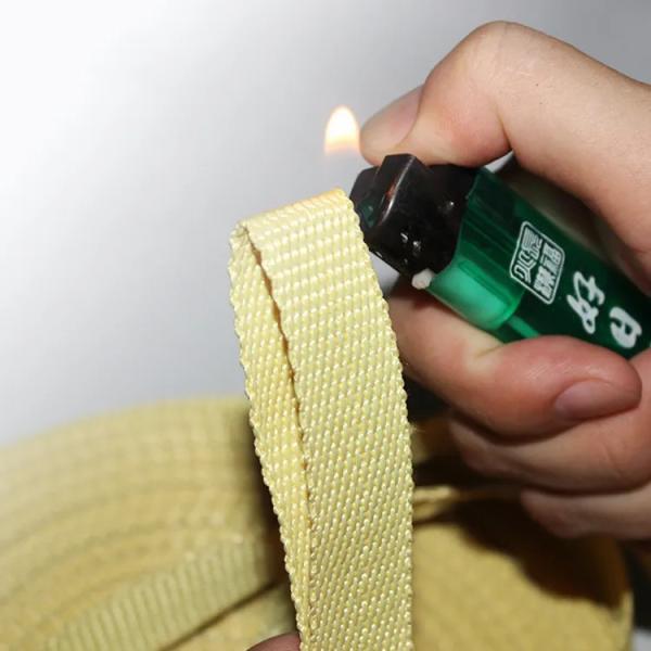 Fire Resistant Aramid Webbing 20mm For Fire Fighting Equipment