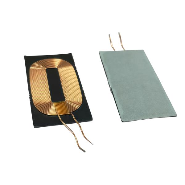 Qi Standard Universal Wireless Charger Receiver Coil Copper Square Round Shape
