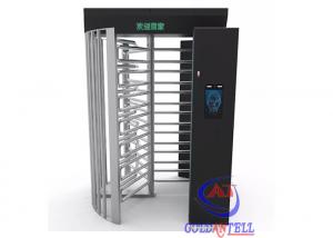 Quality High Security Full Height Turnstile Gates With RFID Card QR Code for sale