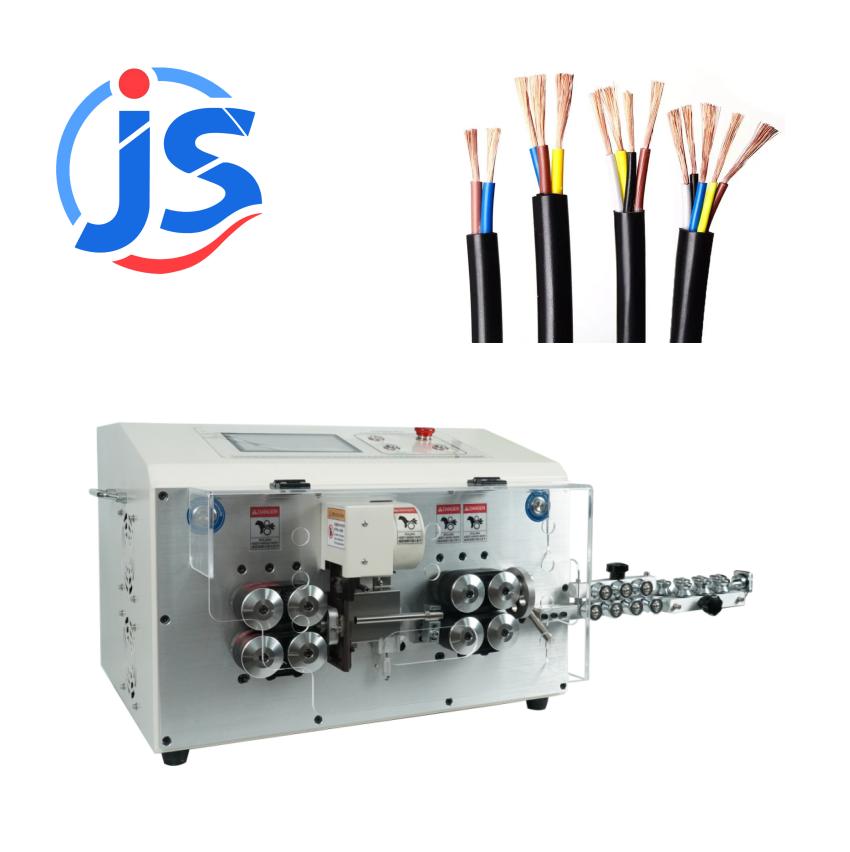 Double Layer Wire Stripping Machine with a Maximum Outer Diameter of 12mm Circular Sheath Inner Core Front/Rare Strip20mm