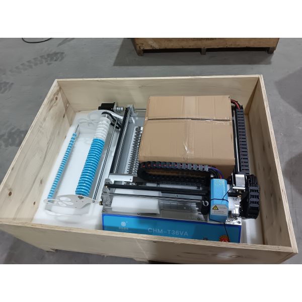 CHMT36VA SMD Pick And Place Machine , Table Top Smt Placement Equipment Vibration Feeder