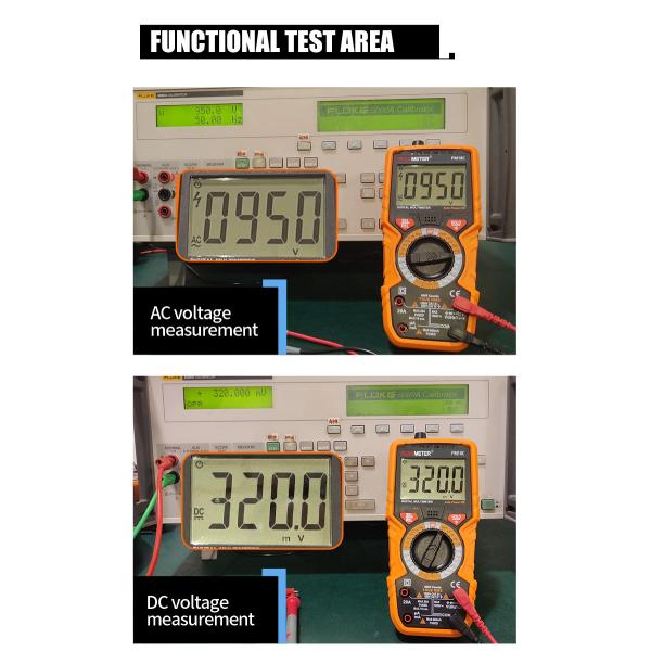True RMS Digital Multimeter Comprehensive Measurement with Temperature, Capacitance, Frequency, High Safety Device