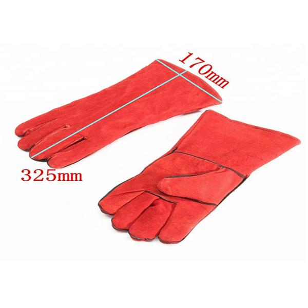 High Temperature Welding Work Gloves Fully Welted Seams Long Life Span