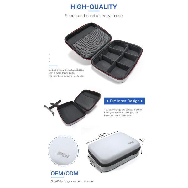 21x16x7cm EVA Tool Case For Carrying USB Cable