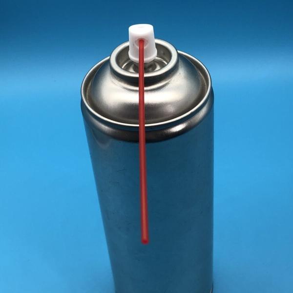 Close-up view of WD-40 compatible aerosol valve showing detailed components