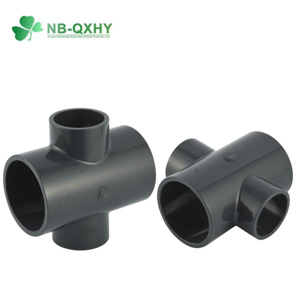 Plastic Equal Tee Pipe Fitting Pn16 PVC DIN Standard with Good Price