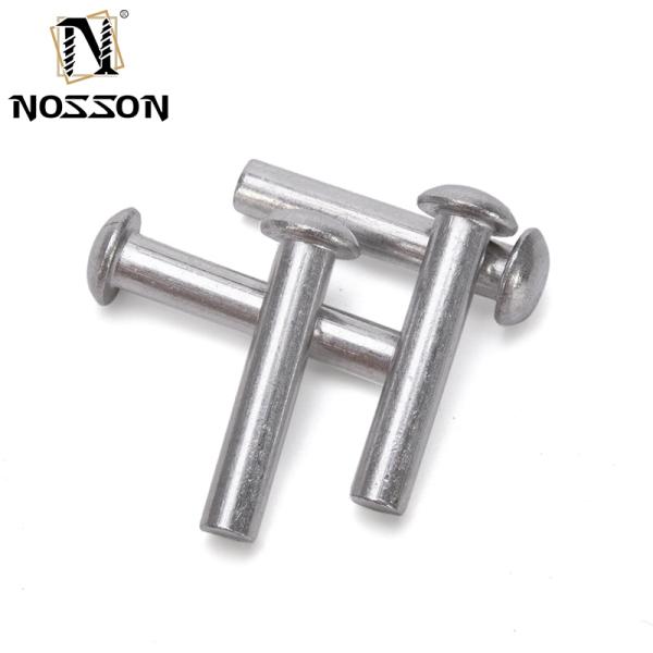Fast and Solid Performance DIN Standard Solid Round Head Rivets Stainless Steel 304 316 with Bright Finish at Direct Supply