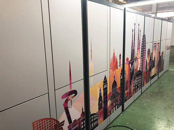 Smart Locker Box Parcel Delivery Service With Remote Control Automatic Self Service With Remote Control App Integration