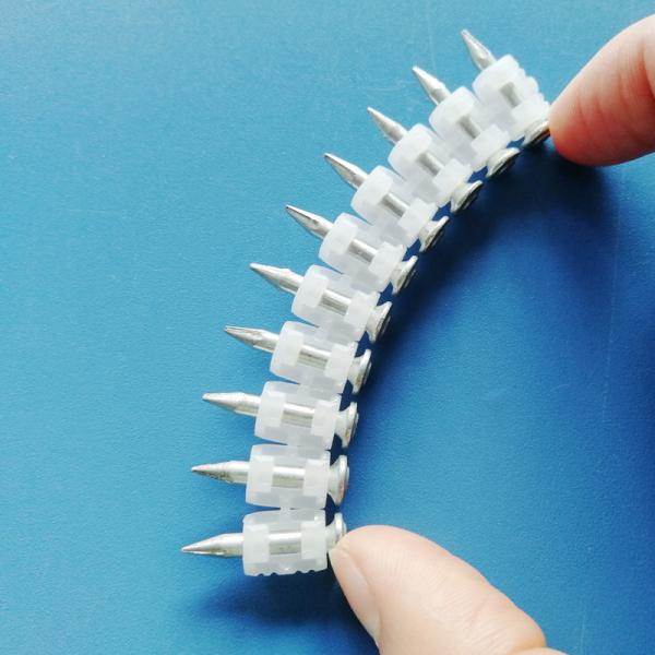 Electro Galvanized Collated 22 mm Nails for Wurth Gas Device CS-3 Durable Ring Shank