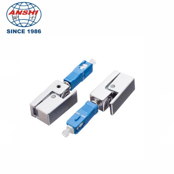 Pigtail Testing Reliable Type LC Bare Fiber Optic Adapter for telecommunication