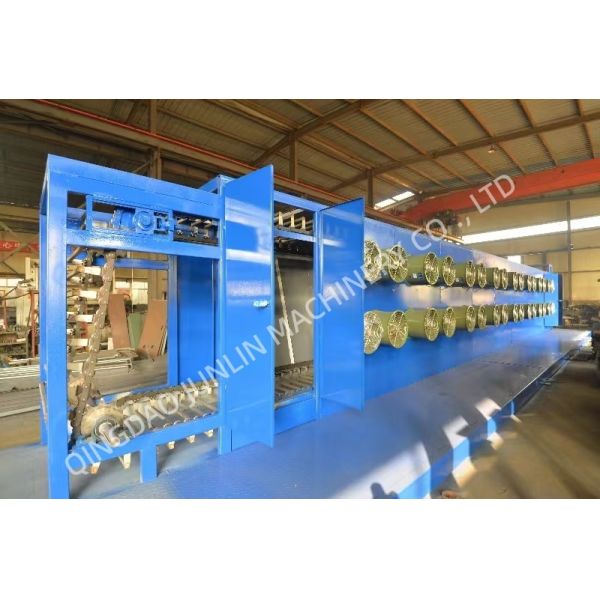 Landing Hanging Rods Type Batch Off Cooler front view