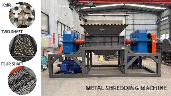 Dual Shaft Multi Function Shredder for Cigarette Packaging Box Cardboard Recycling