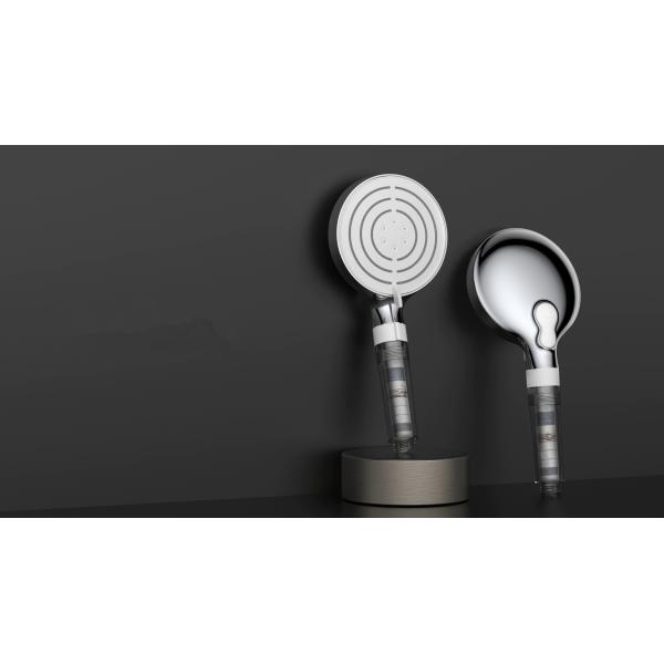 Handheld Filtered Showerhead With 3 Water Output Modes Chlorine Removing Water Purifying For Household Bathroom Shower