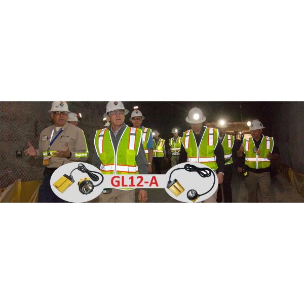 CREE LED 25000lux Coal Mining Lights 10.4Ah Samsung Battery With SOS Low Power Warning Function