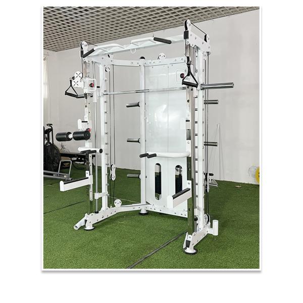 Factory Price Professional Strength Fitness Equipment Squat Rack 3D Smith Machine Smith Machine Cable Divider