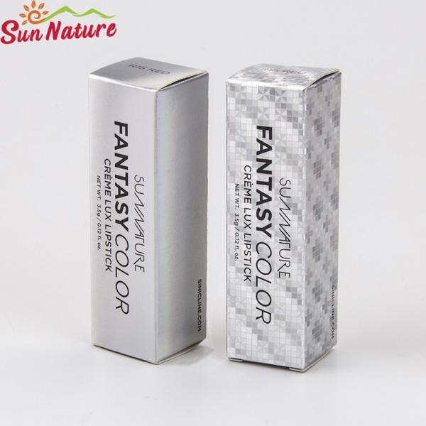 Custom Logo Paper Cardboard Boxes Lipstick Packaging Boxes Embossing / Stamping